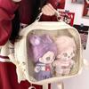 Transparent Ita Bag Ladies Fits 20cm Doll Multifunctional Backpack Female Square Large Capacity Student  Crossbody Bags Y2K 2025