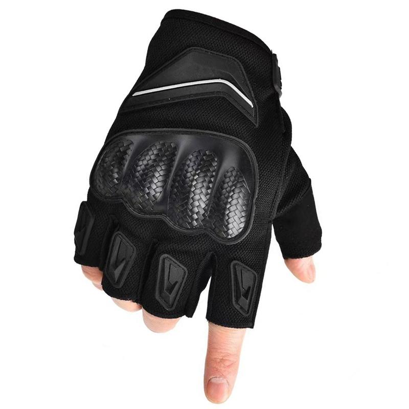 Universal Summer Cycling Gloves Half Finger Anlti Slip Bike Motorcycle Gloves for Women Men Hiking Camping Accessories