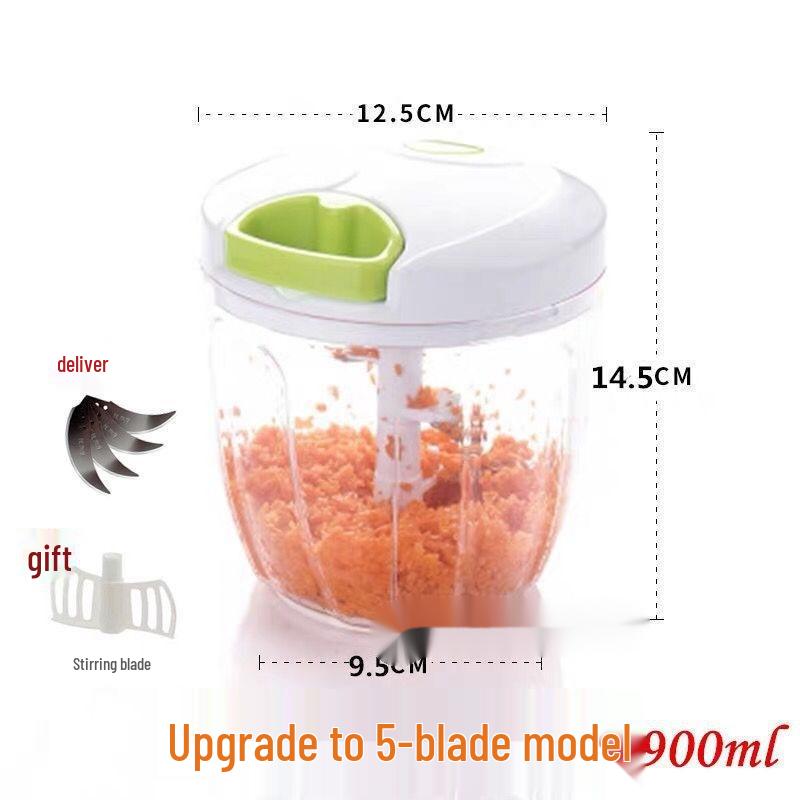 Manual Meat Grinder & Vegetable Chopper for Homemade Dumpling Filling Mixes