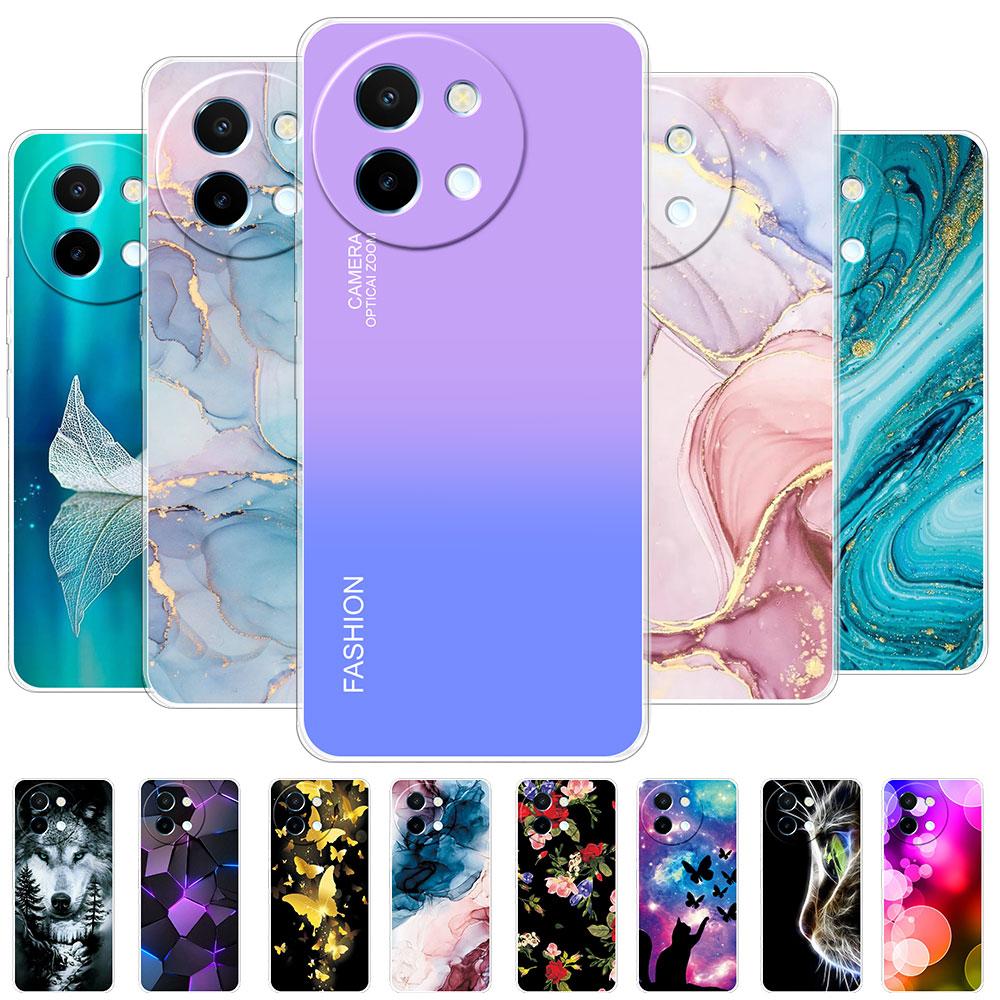 For Vivo Y38 5G Case Back Cover For Vivo Y18 /Vivo Y18E Funda Clear Soft Silicone Phone Case on VivoY38 Y 18 Y18E Protect Coque