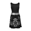 Printed Adult Sleeveless Dress Halloween Bash Cosplay Costume