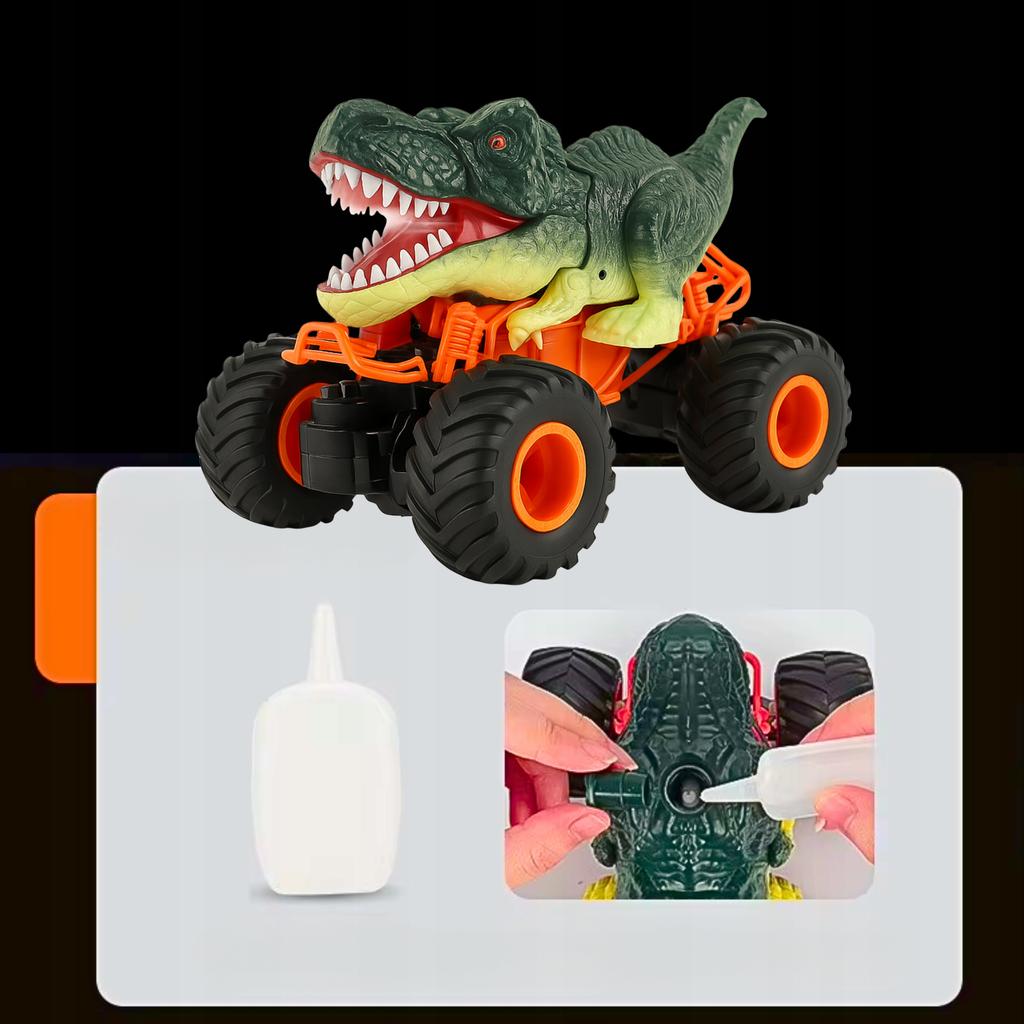 Samochód Dinozaur Na Pilot Sterowany T-Rex Efekty Wodne Led Off Road