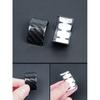 2pcs Hard Carbon Fiber Car Steering Wheel Ring Decoration For Corvette C8 20-24