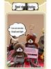 2026 Painter Bear Plush Keychain - Cute Mini Bear Pendant Toy Gift