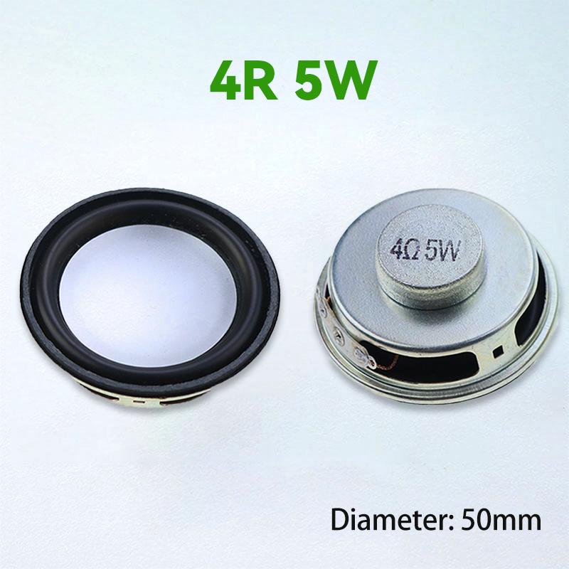 2PCS Speaker Horn 4R 3W 5W Diameter 36mm 40mm 45mm 50mm 52mm 57mm 78mm Amplifier Rubber Gasket Loudspeaker Trumpet 4 Ohm