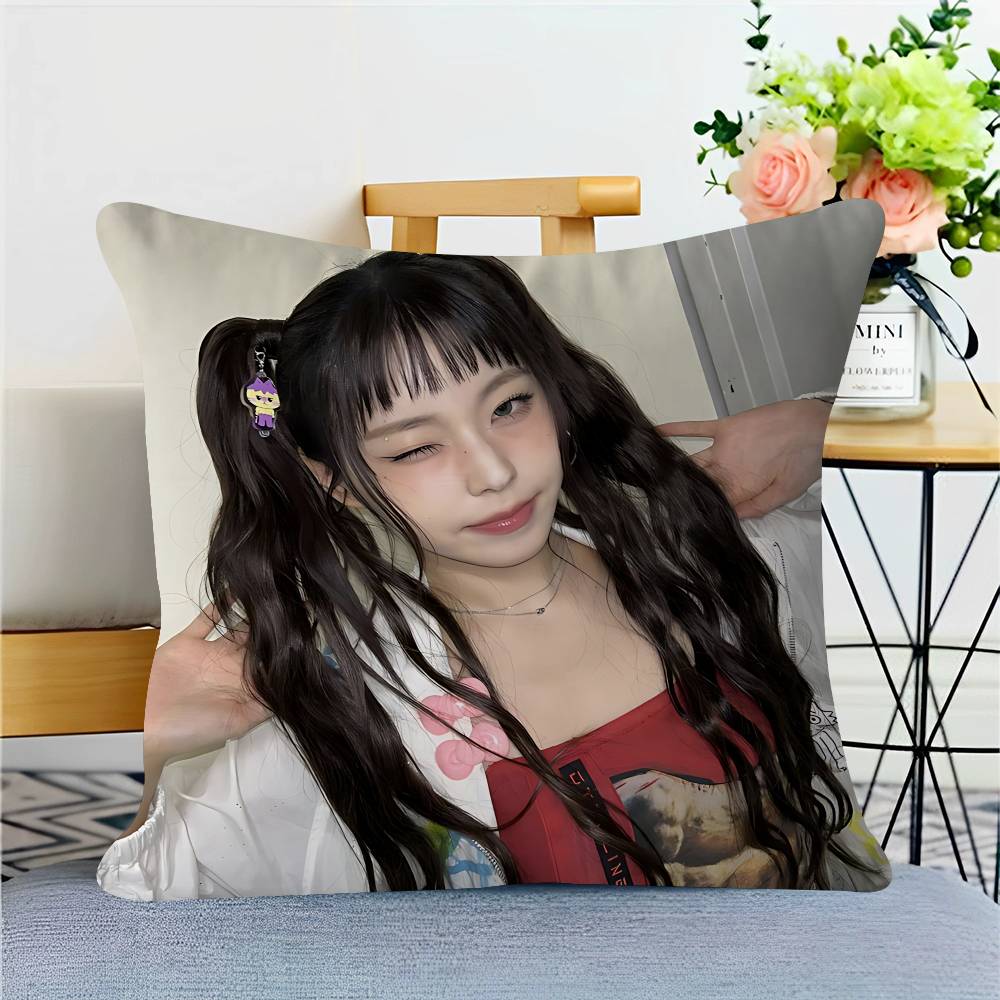 Sänger K-KYUJIN Kissenbezug Toon Geschenk Kissenbezug Schlafzimmer Zuhause Sofa Stuhl Sitz Dekor Kissenbezug