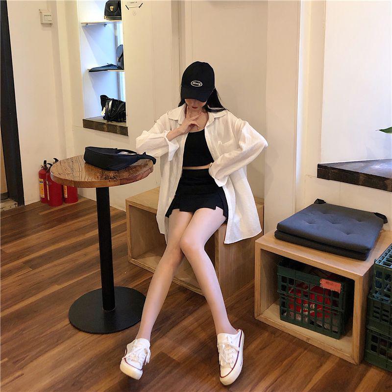 Women's Summer UV Protection Ice Silk Cardigan – Loose Fit, Breathable, Solid Color, Long-Sleeve, Plus Size