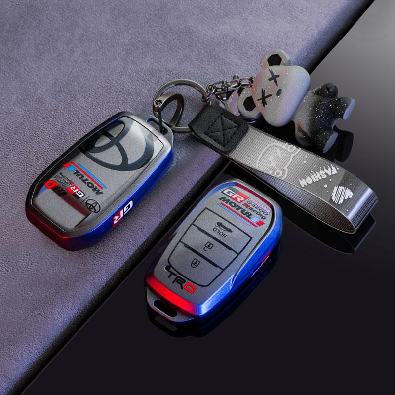 BNH5  TPU Key Case Cover Shell For Toyota Corolla SE 2023 Camry 50 55 TLC200 Yaris Land Cruiser Prado150 RAV4 Venza SIENNA