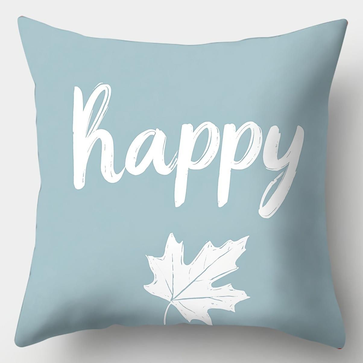 

Теплые благословения на наволочках Чехол Спальня Диван Декорация Полиэстер Наволочка с молнией 16x16Inch