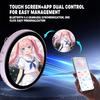 Electronic Anime Pin With HD Touchscreen, 2026 New Digital Photo Display Gift, Custom Kawaii Badge For Backpacks And Conventions Photo Name Tag Pins