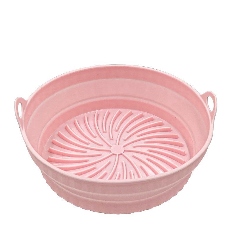 Air Fryer Mat Silicone Baking Tray Multifunctional Silicone Grill Mat Resistant To High Temperatures Pizza Fried Chicken Plates