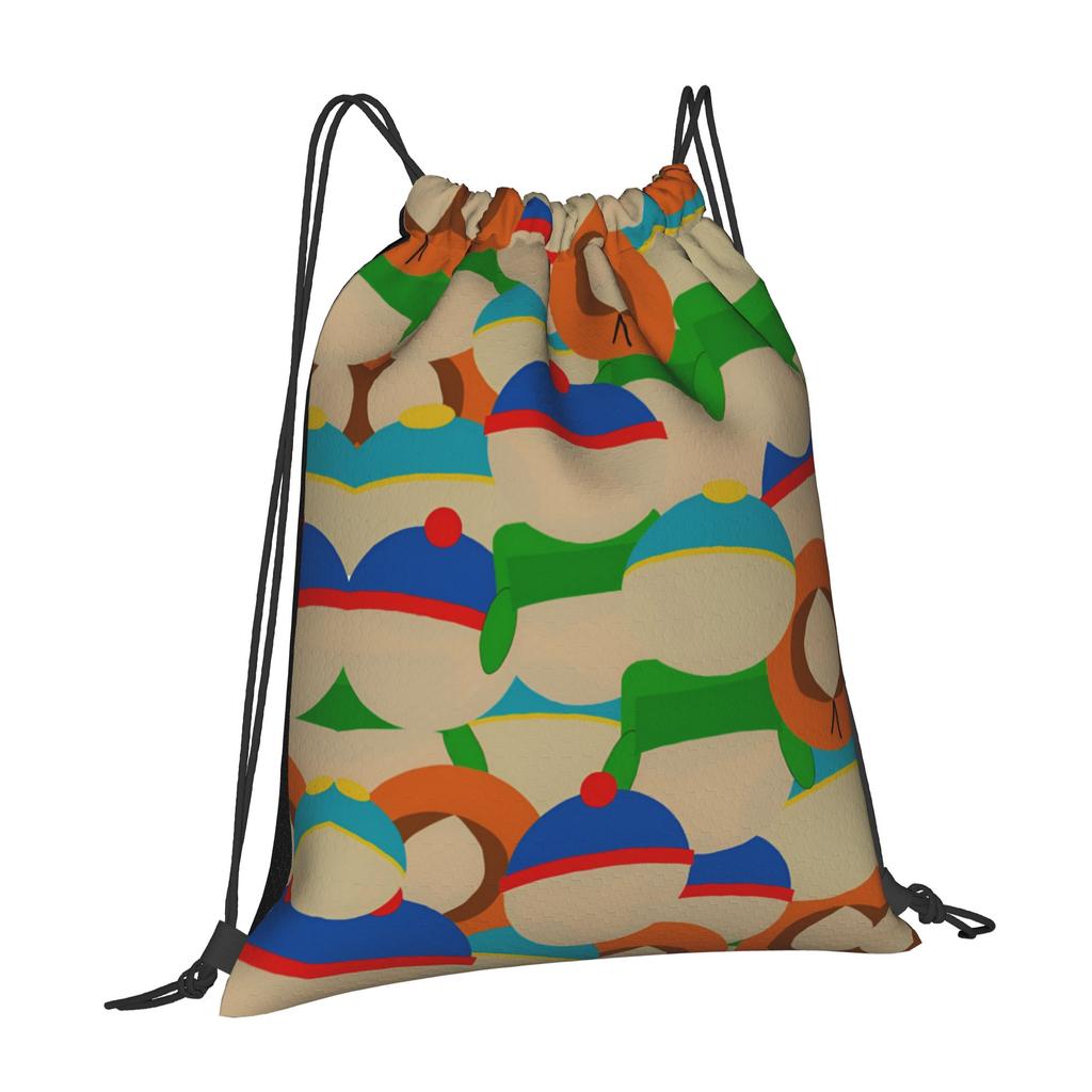 Custom Southes Anime Erics Drawstring Bag for Training Yoga Backpacks Women Men Cartoon Sports Gym Sackpack