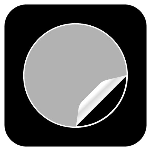 Podkładki filcowe okrągłe samoprzylepne, ciemnobrązowe 28 mm, 12 szt.