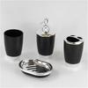 Pack Of 4 Bathroom Accessories Set with Soap Dispenser Plastic Toothbrush Holder Washing Cup and Soap Dish
