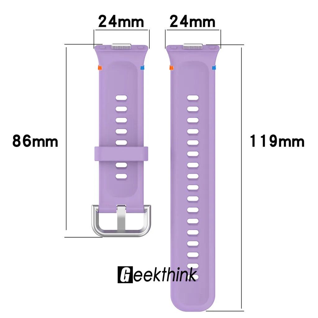 Soft Sports Silicone Strap For Huawei Watch Fit 4 Pro 4 3 Replacement Band Watchband Bracelet For Huawei Fit 4 Fit 4pro Strap