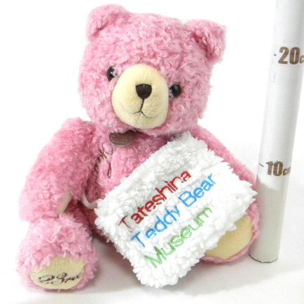

[USED] Tateshina Teddy Bear Museum Memorial Bear / Pink 30cm