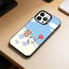 Cute BuBu-DuDu Du  Phone Case For iPhone 17,16,15,14,13,12,11 Plus,Pro Max,XS,Colorful Silver Black Cover