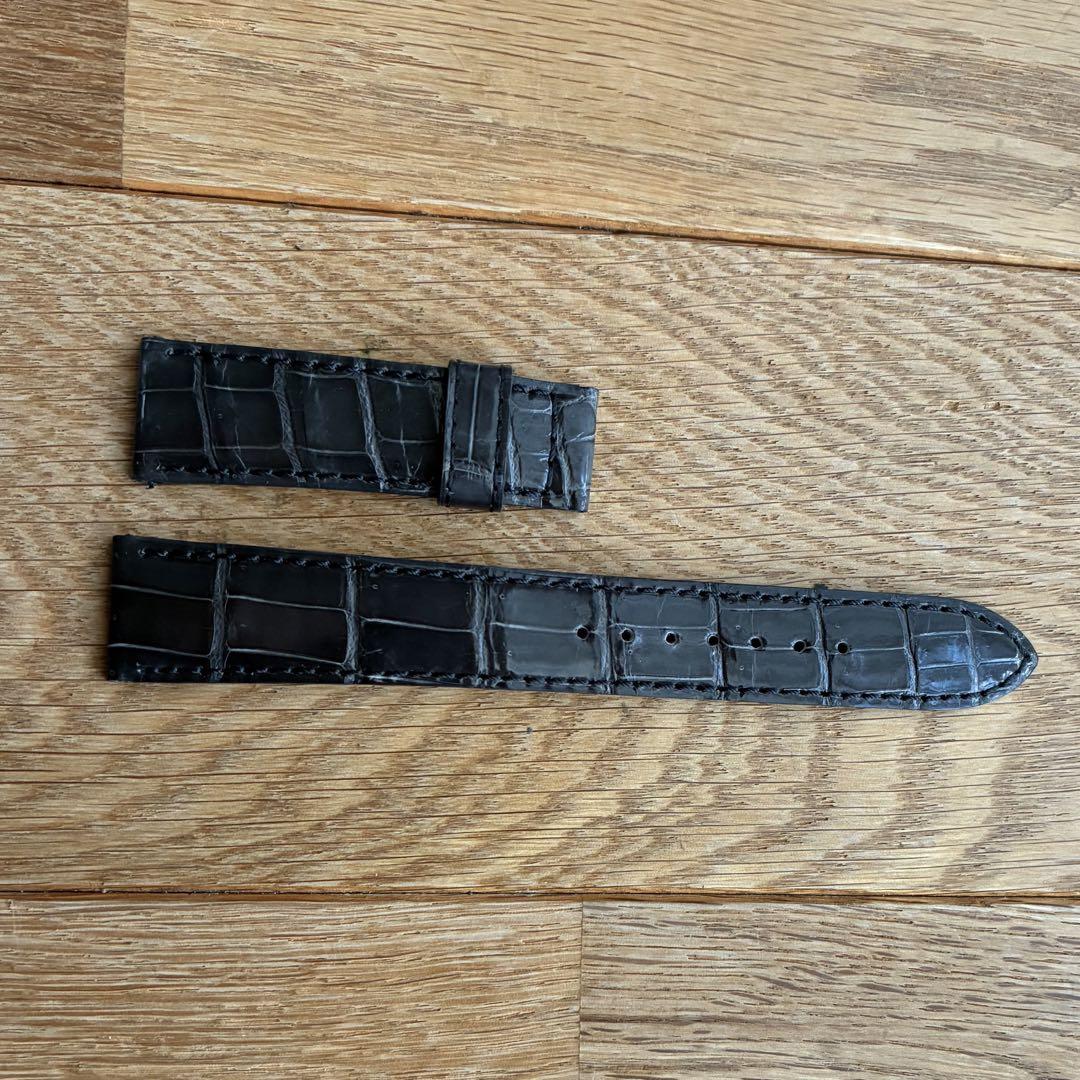 

[Б/У] Ремешок для часов Seiko CREDOR из кожи крокодила 18 мм с бамбуковой разметкой, Отличное состояние