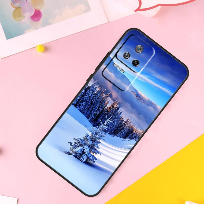 Winter Landscape Case For Xiaomi 13 14 Ultra 12 Lite 11T 12T 13T Pro POCO M6 Pro X6 X5 X3 F3 F5 M5s Cover