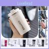 Large Capacity Stainless Steel Vacuum Insulated Coffee Cup Creative Minimalist Car Water Mug