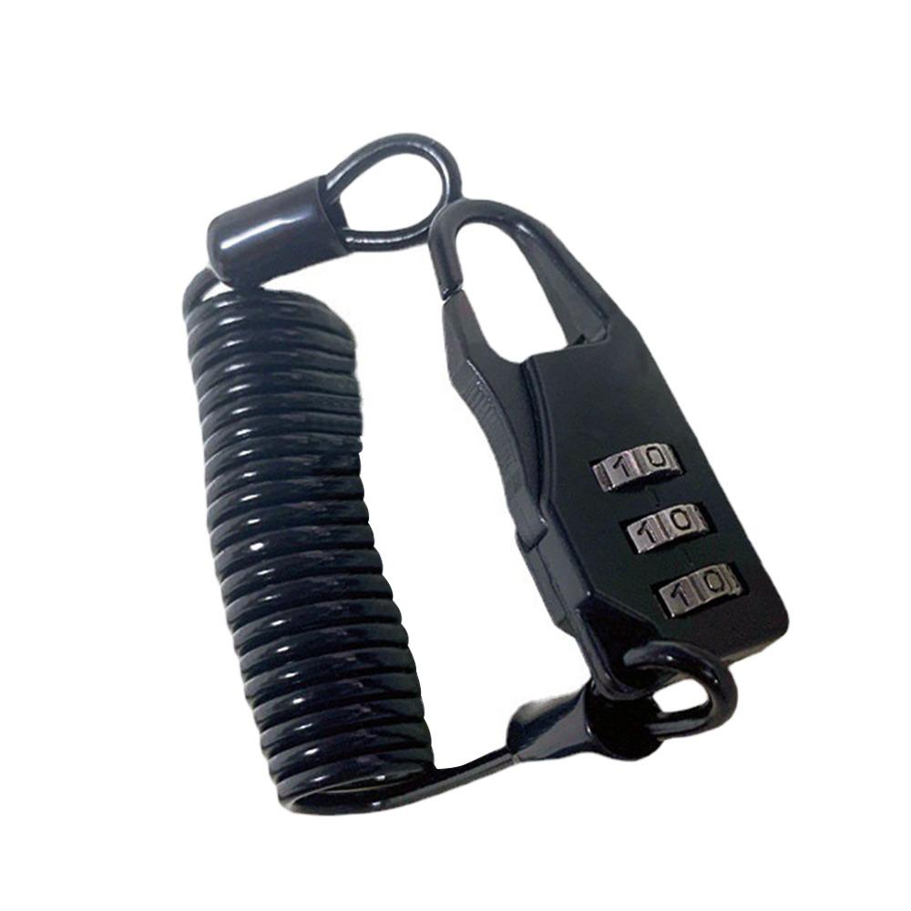 Multifunctional Anti-theft Wire Rope Padlock 3-digit Locks Security Code Security Lock Number Code Smart Combination Lock
