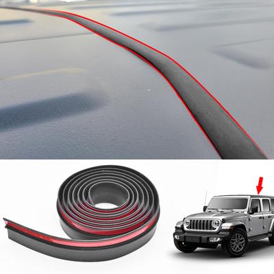 Auto Hardtop Hardtop Dach Flow Wetterdichtungsstreifen für Jeep Wrangler JK JKU JL JLU JT Gladiator 2007-2025 Außen Zubehör