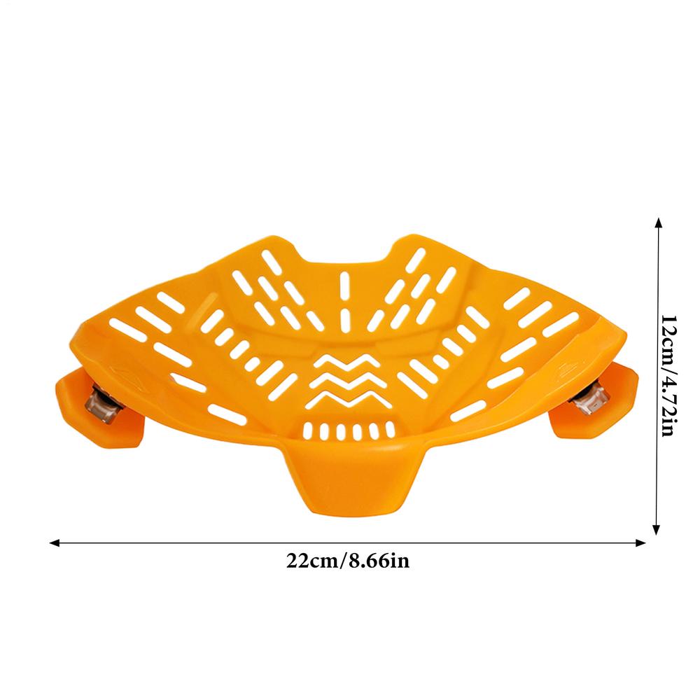 Universal Strainer Silicone Pot Strainer Adjustable Silicone Clip On Strainer For Pots Pans And Bowls Kitchen Pot Strainer