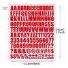 Adesivos de Letras Termocolantes de 7 Cores (A-Z), 1 Polegada de Altura, Fácil de Imprimir em Camisetas, Roupas, Bonés, Jeans, Patches de Vinil Termocolantes Personalizados