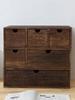 Solid Wood Desktop Organizer: Cosmetics, Office Supplies & A4 File Storage Drawer