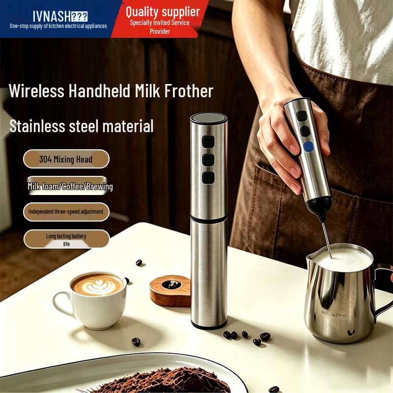 

Vnash 3-Speed Wireless Charging Electric Milk Frother