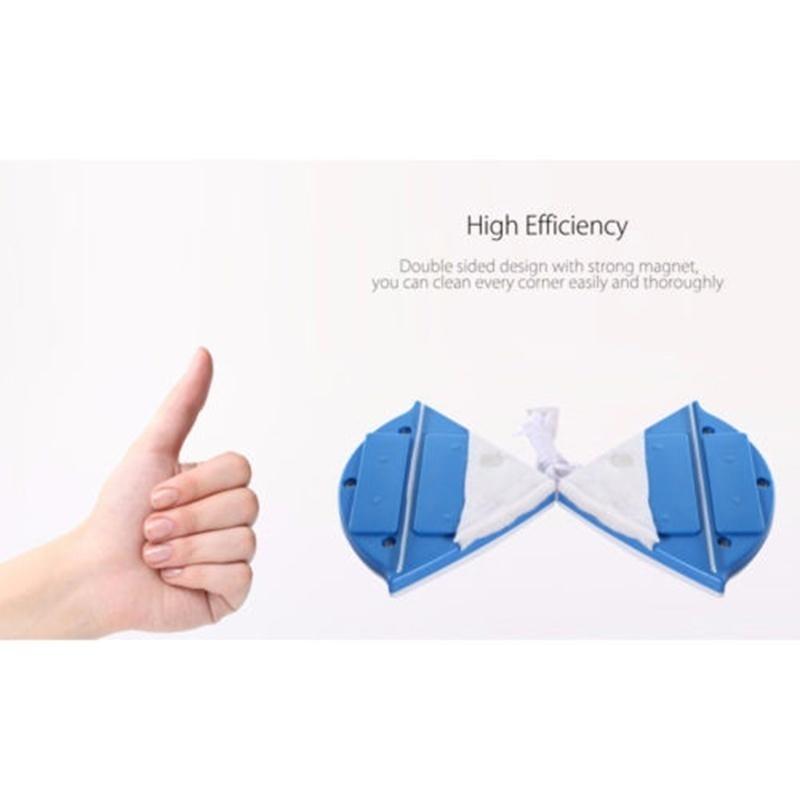 Magnetic Window Brush Glass Cleaner Brush Tool Window Wipe Double Side Magnetic Glass Brush for Washing Household Cleaning Tool