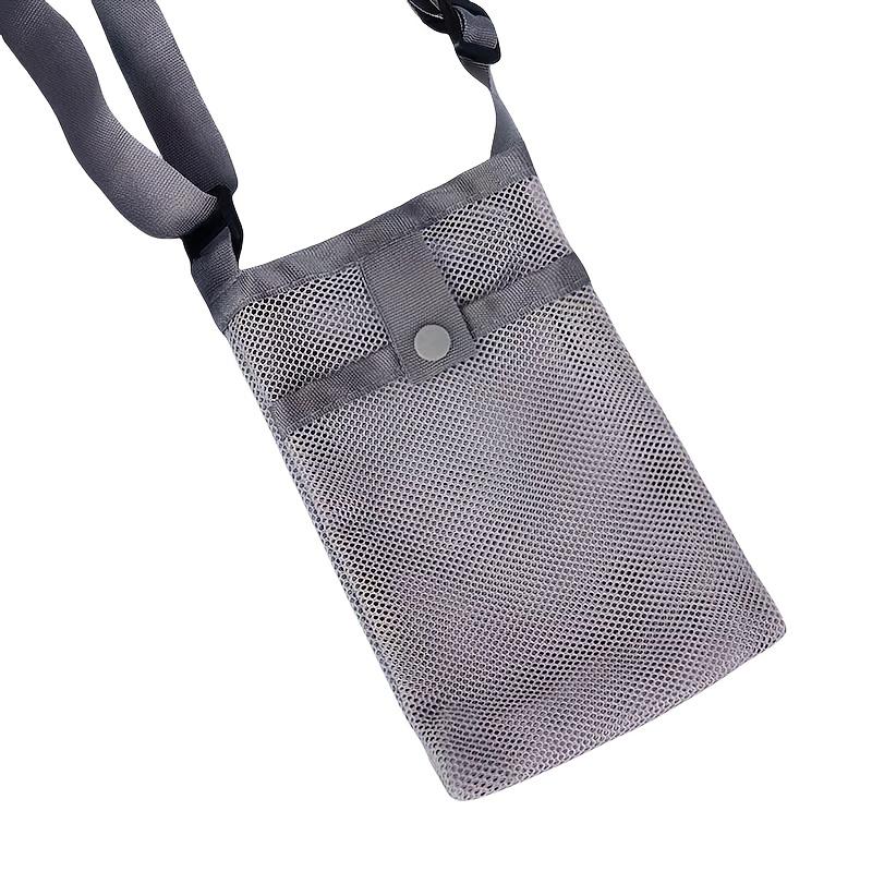 

1pc Simple Portable Dual-function Phone Water Bottle Holder, Outdoor Sports Water Bottle Phone Holder сірий