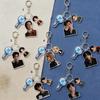 7pcs BTS Keychain, Featuring Real People, Cartoon Characters, and A Light Stick; Exclusive ARMY Merchandise, Bag Charm