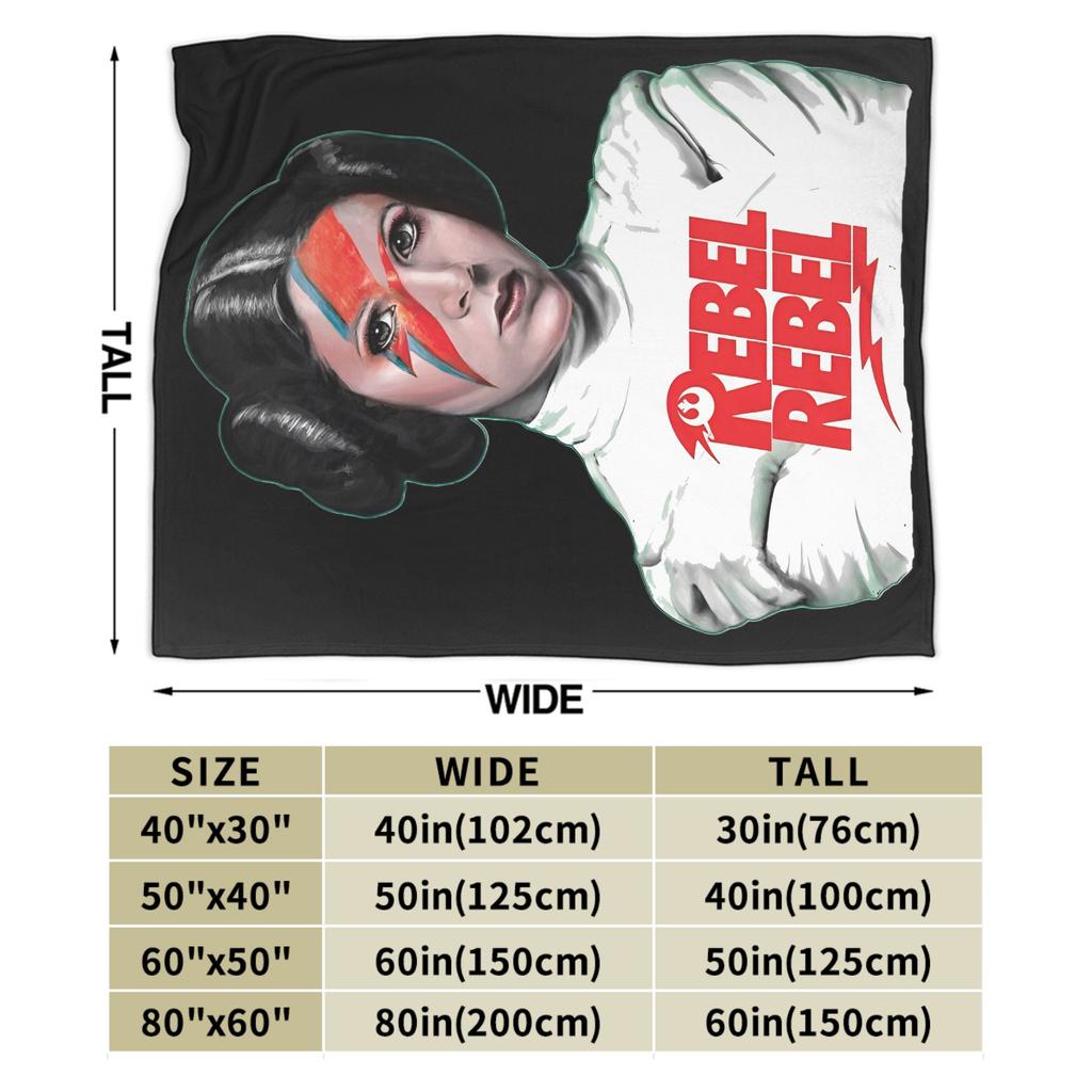 Princessed Leia Rebels Blankets Fleece Autumn/Winter Portable Warm Throw Blankets for Bedding Outdoor Bedspreads