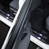 WKPY3 Car Threshold Strip 3D Carbon Fiber Anti-Scratch Sticker Door Sill Protector Accessories For BMW M Performance E46 E90 F10 F30