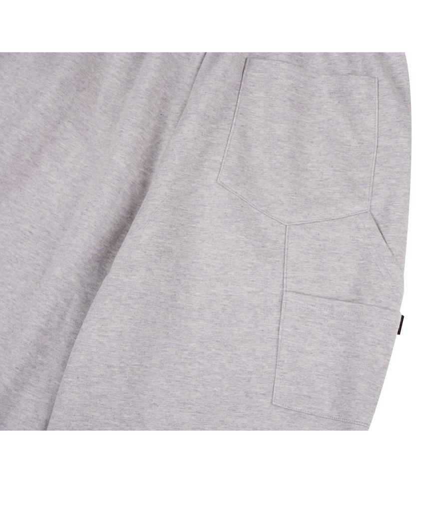 CREAM SODA LAB Carpenter Bermuda Sweat Wide Grey Pants