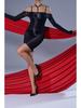 Little Matchmaker One-Shoulder Shiny Full Bodysuit with Ultra-Thin Anti-Snag Silk Horse Oil Socks