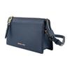 Michael Kors MK Empire Fashion Minimalist Gold Hardware Leather Shoulder Crossbody Bag Small Women Bags Navy-Blue 32H3G8EC7L-NAVY