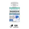 Capsule composite di magnesio tre-in-uno, contenenti magnesio L-treonato, magnesio taurinato, magnesio glicinato, adatte per adulti.