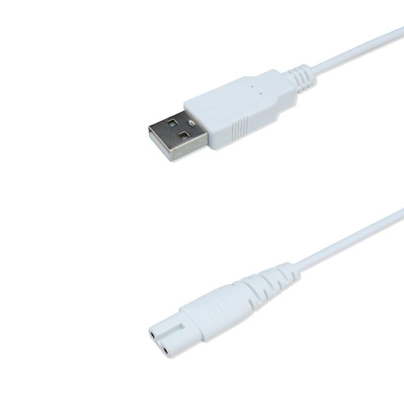 

Electric Shaver Olay USB Charging Cable Power Cord connector Charger Electric Adapter 2-Prong Shaver Plug wire charger 2A 12V