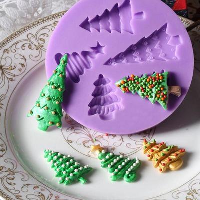 Silikonform Weihnachtsbaumform Silikonform Fondant Kuchen Dekorieren Werkzeuge Schokolade Küchengeschirr