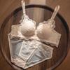 Black Lace Deep V Push Up Bra For Women