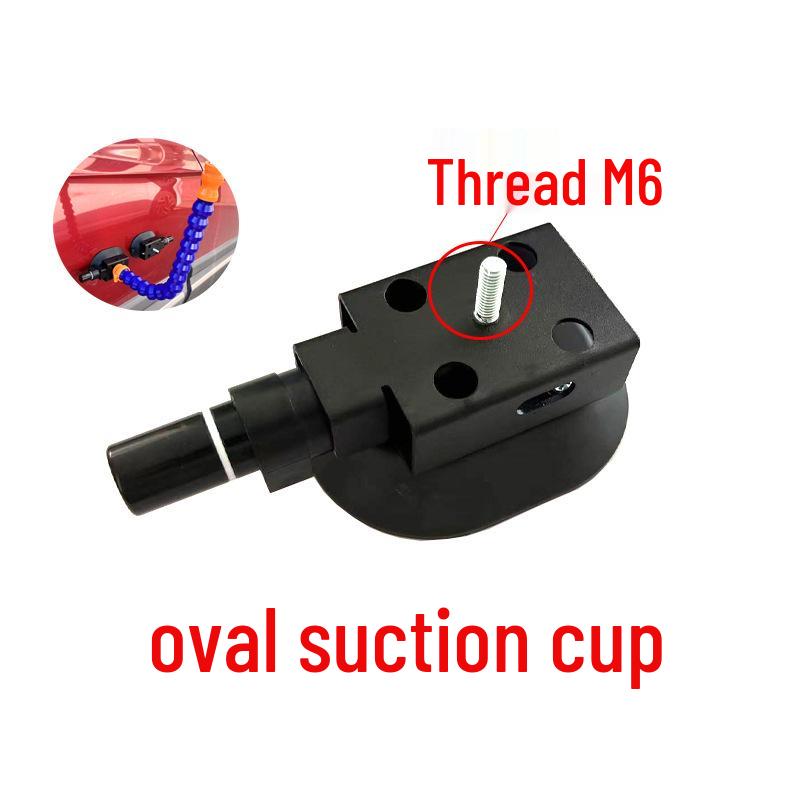 Oval Suction Cup Car Dent Repair Kit with Vacuum Pump & Detection Light