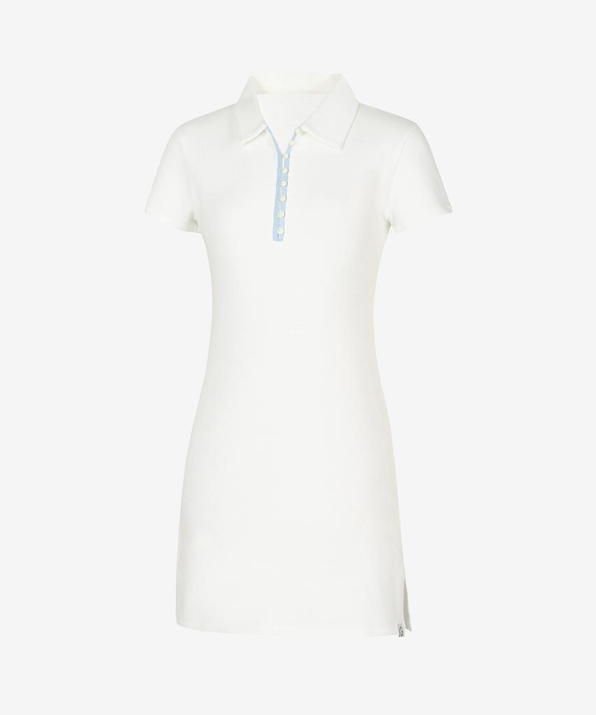 GRANDE LINE Snap Line Polo Dress_3 Colors