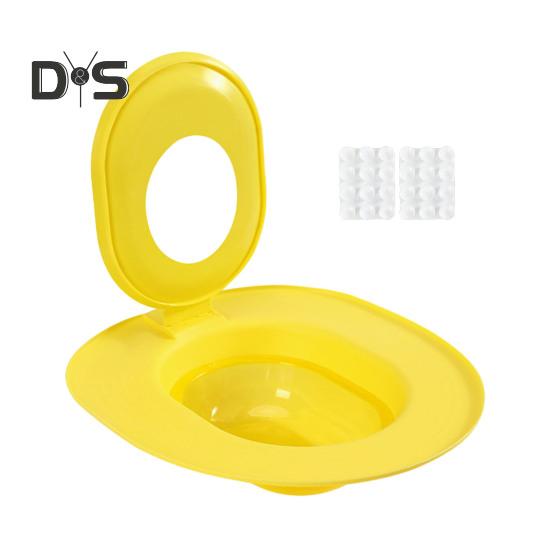 

Комплект для обучения кошачьему туалету, универсальное сиденье для писсуара, горшок, система обучения кошачьему туалету, многоразовое сиденье для обучения кошачьему туалету, инструмент для уборки домашних животных жёлтый