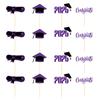 Cake School Graduation Decor With Colorful Paper Flags For Party Prop Venue