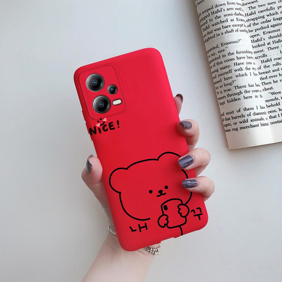 Poco X5 Case For Xiaomi Poco X5 Pro Soft Silicone Cover Cute Cartoons Phone Case For Xiomi Poco X5 Coque PocoX5 X 5 X5Pro Funda