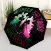 1pc Wicked Good Automatic Folding Umbrella, Portable Collapsible Design, Casual Outdoor Accessory L1127080