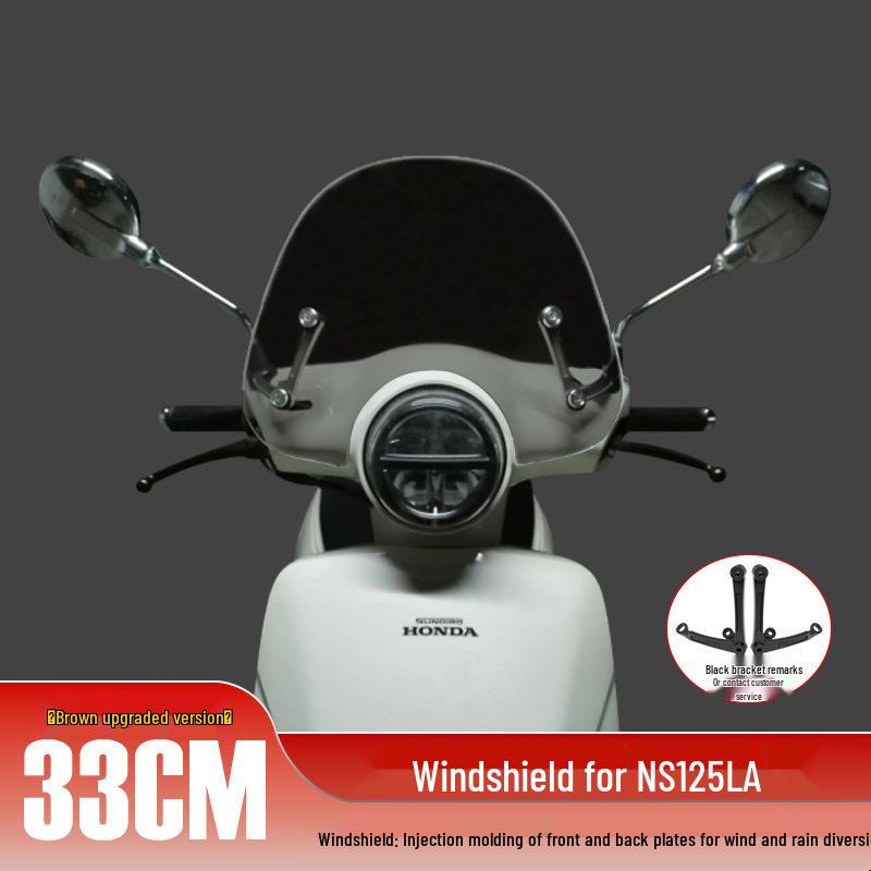 Universal Retro Windshield for Honda NS125LA Motorcycle