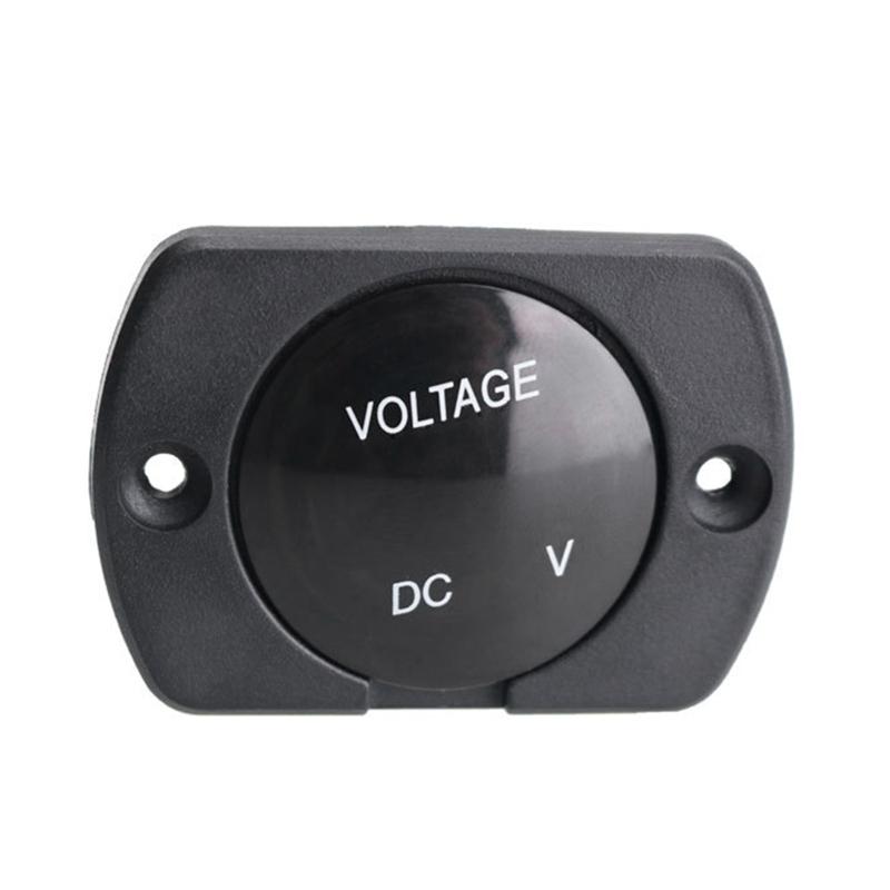 For DC 12V 24V Car Voltmeter with LED Digital Display Panel Waterproof